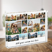Bloc Photo Collage photo personnalisé de 16 photos