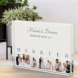 Bloc Photo Collage photo personnalisé Off Blanc 7 Mariage pho