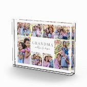 Bloc Photo Collage photo simple de grand-mère (Droite)
