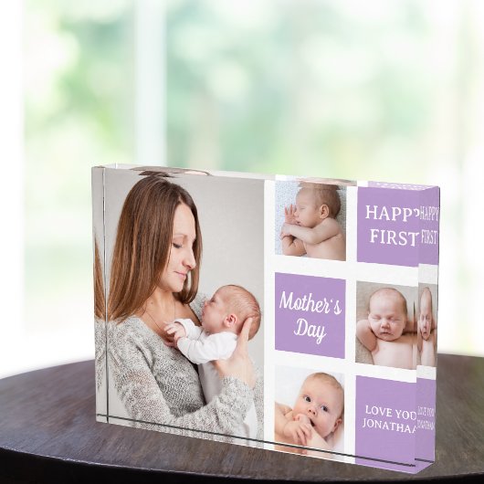 Bloc Photo Collage Photos First Mother's Day