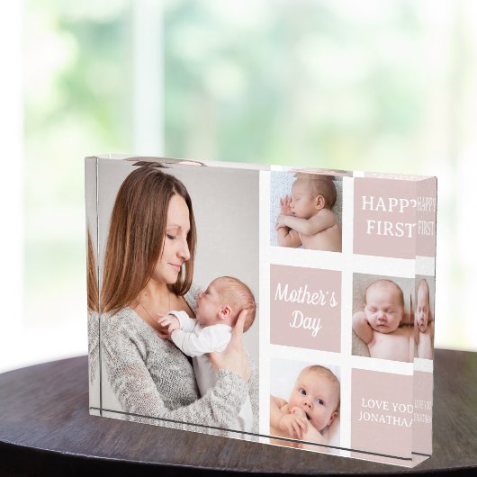 Bloc Photo Collage Photos First Mother's Day
