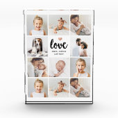 Bloc Photo Collage simple et chic | Amour avec coeur (Devant)