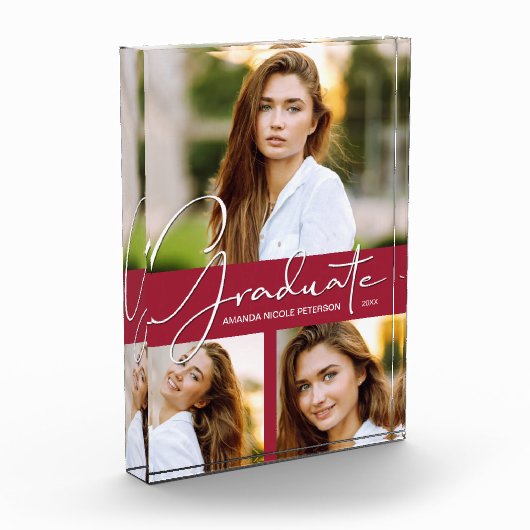 Bloc Photo Collecte des diplômes de Crimson (Gauche)