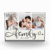 Bloc Photo Collection de script familial moderne Simple Photo (Devant)