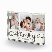 Bloc Photo Collection de script familial moderne Simple Photo (Droite)