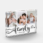 Bloc Photo Collection de script familial moderne Simple Photo (Gauche)