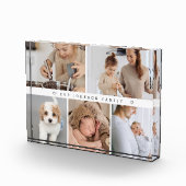 Bloc Photo Collection photo familiale moderne Nom personnalis (Droite)