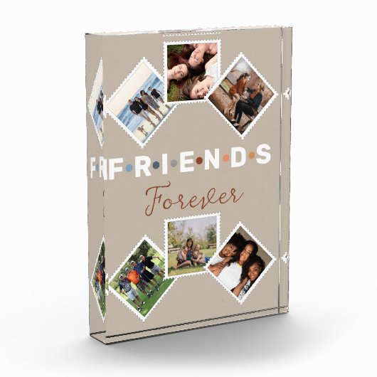 Bloc Photo Collection photo moderne Beige Friends Forever (Gauche)