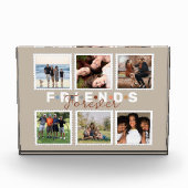 Bloc Photo Collection photo moderne Beige Friends Forever (Devant)