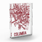Bloc Photo COLUMBIA Urban Blueprint Art Print (Gauche)