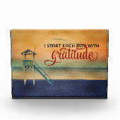 Bloc Photo Commencez Chaque Jour Avec Gratitude (Devant)