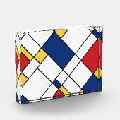 Bloc Photo Composition minimaliste Abstraite Mondrian (Gauche)
