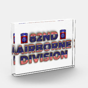 Bloc Photo Conception personnalisée de la 82e division aéropo