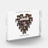 Bloc Photo Concevez votre propre coeur d'amour en forme de co (Gauche)