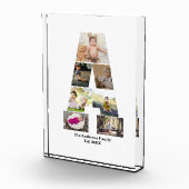 Bloc Photo Concevez votre propre lettre Un collage photo (Droite)