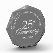 Bloc Photo Confetti 25e anniversaire de la poussière d'argent (Gauche)