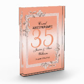 Bloc Photo  Coral Gem & Parties scintillant 35e anniversaire  (Gauche)