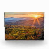 Bloc Photo Coucher de soleil d'automne à Beacon Heights (Devant)