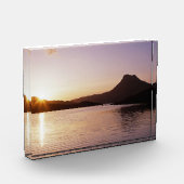 Bloc Photo Coucher de soleil Stac Pollaidh Écosse (Gauche)