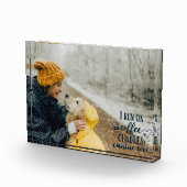 Bloc Photo Couleurs modifiables Café, boudins et amour canin (Droite)