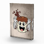 Bloc Photo Coupe de café amusante de l'amoureux du café (Droite)