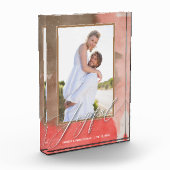 Bloc Photo Couple de jeunes mariés joyeux  (Gauche)