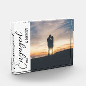 Bloc Photo Couple engagé et joyeux (Gauche)