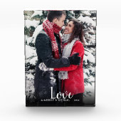 Bloc Photo Couple Love script superposition de texte photo pe (Devant)