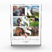 Bloc Photo Couples personnalisés Photo LOVE Cadeau (Devant)