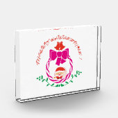 Bloc Photo Couronne de Noël (Gauche)