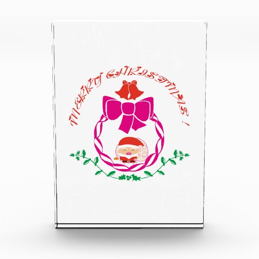 Bloc Photo Couronne de Noël (Devant)