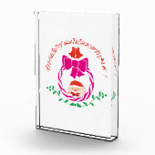 Bloc Photo Couronne de Noël (Droite)