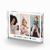 Bloc Photo Create Your Own Family Name 3 Picture Collage (Droite)