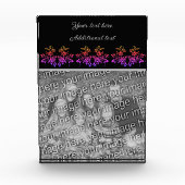 Bloc Photo Créez vos propres Roses localisés personnalisés (Devant)