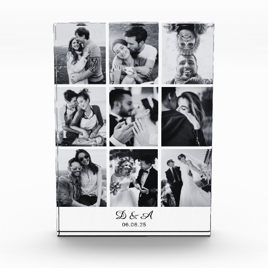 Bloc Photo Créez votre propre collection de photos de 9 blocs (Devant)