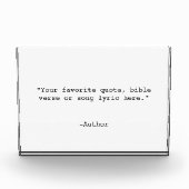 Bloc Photo Créez votre propre devis (Devant)