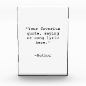 Bloc Photo Créez votre propre devis (Devant)