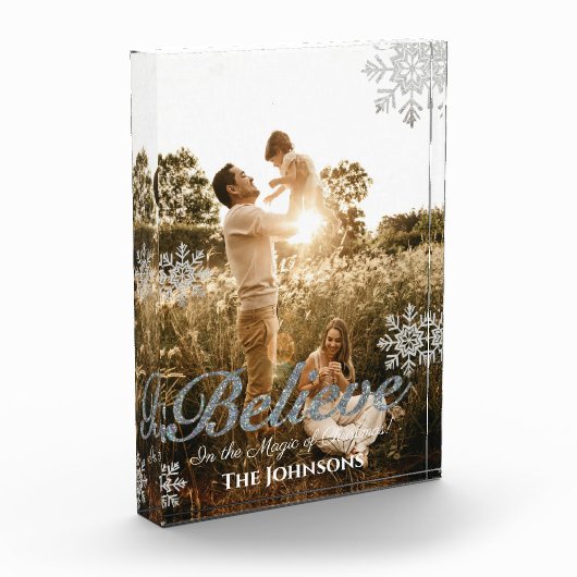 Bloc Photo Croire | Impression moderne tout au long de Noël (Gauche)