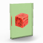 Bloc Photo Cube d'origine frais de pastèque rouge sucrée (Gauche)
