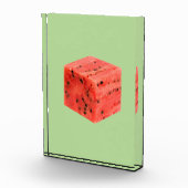 Bloc Photo Cube d'origine frais de pastèque rouge sucrée (Droite)
