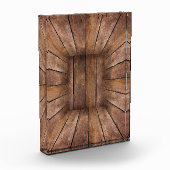 Bloc Photo Cube en bois Abstrait (Gauche)