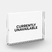 Bloc Photo Currently Unavailable Funny Minimalist Desk Sign (Gauche)