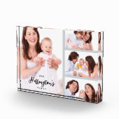 Bloc Photo Custom 4 Family Photos Collage Rectangle Frame (Droite)