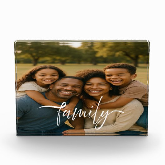 Bloc Photo Custom 5" x 7" Acrylic Photo Block (Devant)