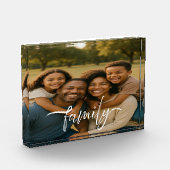 Bloc Photo Custom 5" x 7" Acrylic Photo Block (Gauche)