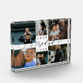 Bloc Photo Custom Family Photo Collage Gift Best Stepdad Ever (Gauche)