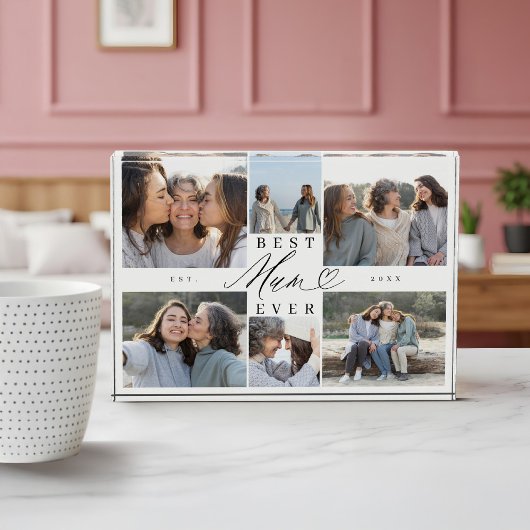 Bloc Photo Custom Family Photo Collage Gift for Best Mum Ever