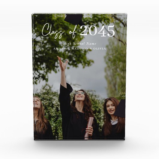 Bloc Photo Custom Graduation Farewell Gift Photo Block (Devant)