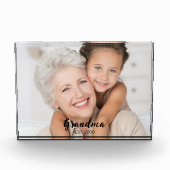 Bloc Photo Custom Grandma Established Modern Script (Devant)
