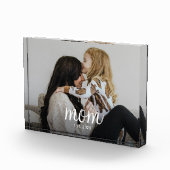 Bloc Photo Custom Mom Established Modern Script (Droite)